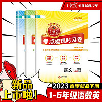 2023王朝霞考点梳理时习卷小学单元试卷1-6年级下册语数英人教版