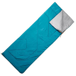 DECATHLON 迪卡侬 睡袋户外露营加厚保暖隔脏190X72cm不可拼接展开20°C蓝2460956