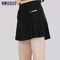 VICTOR 威克多 正品VICTOR胜利女款羽毛球服 女款训练系列针织运动短裙K-31302