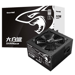 Great Wall 长城 GreatWall）大白鲨额定6500w/750W/850W白牌非模组系列台式机电脑电竞电源 650S额定650W