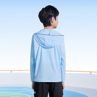 乔丹（QIAODAN）童装2024夏款轻薄男大童夏季薄款科技2.0夏季薄款外套-175CM 玉珠蓝