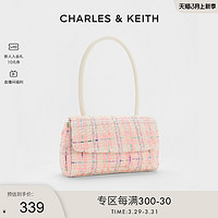 CHARLES & KEITH CHARLES&KEITH;新款CK2-50782061柔软纯色单肩腋下包女