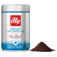 illy 意利 意大利进口 咖啡豆250G罐装意式浓缩美式咖啡 低因咖啡粉｜24年9月到期