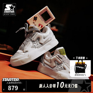 STARTER【Gameboy电玩系列】 VOL 90S镭射掌机电玩鞋夏板鞋 浅灰色 37