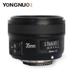 yongnuo永诺yn35mmf2n尼康口自动全画幅广角定焦镜头