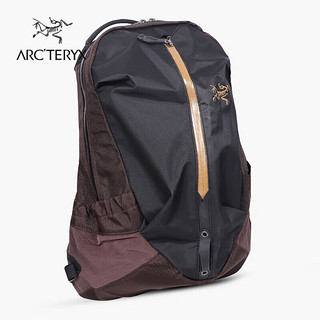 ARC'TERYX 始祖鸟 ARC’TERYX）24K黑金Arro男女户外旅行徒步双肩背包5398 4618 16升_Bitters锐利棕 刺绣标_X539