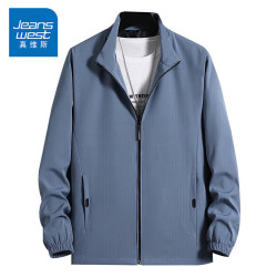 jeanswest真维斯夹克男潮流2022秋冬男士外套韩版休闲男上衣男百搭