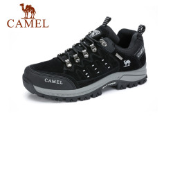 camel骆驼户外防滑登山鞋保暖旅游抓地徒步运动鞋a832303075026黑灰40