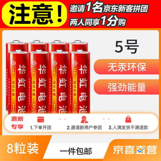 HWAHONG 华虹 5号电池8粒