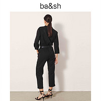 ba&sh 巴安斯 法式夏季法式黑色高腰直筒通勤连体裤女 bash  1E22PARO