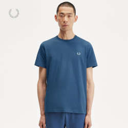 fredperry佛莱德派瑞男士短袖t恤2024春季商务休闲纯色麦穗刺绣潮