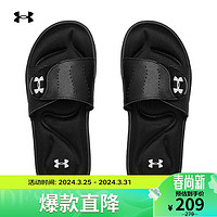 安德玛 UNDERARMOUR）春夏Ignite IX女子休闲鞋运动拖鞋女鞋3022717 黑色001 40.5