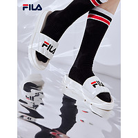 FILA 斐乐 女子鞋运动拖鞋夏季户外潮流厚底凉拖沙滩鞋F12W226504F