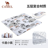 CAMEL 骆驼 野餐垫户外露营帐篷防潮垫郊游防水坐垫地垫地布加厚173CALP001