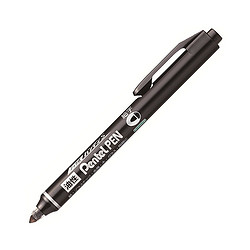 Pentel 派通 馬克筆油性筆記號筆細黑色10支NXS15-AP