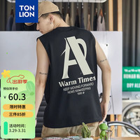 唐狮 TONLION男背心mt 黑色 L