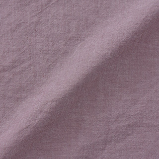 MUJI 水洗棉 床垫罩 床笠 纯棉全棉 烟熏紫色 加大双人床用 180*200*18~28cm