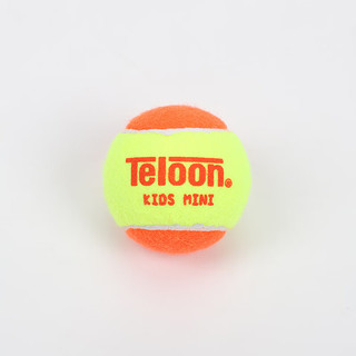 天龙（Teloon） 儿童短式网球训练初学网球减压50% 橙黄色48粒装