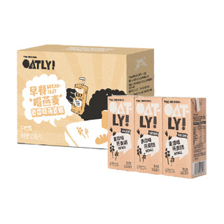 88VIP：OATLY 噢麦力 谷物饮料麦香味燕麦奶200ml*6营养便携装早餐奶