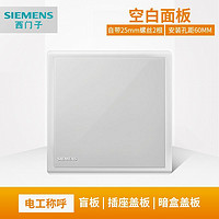 百亿补贴：SIEMENS 西门子 开关插座面板蕴瑞白金灰色家用86型usb五孔带开关暗装空白板