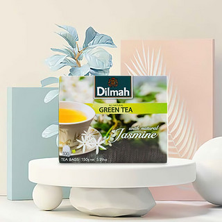 迪尔玛（Dilmah）茉莉绿茶100包 斯里兰卡红茶袋泡茶