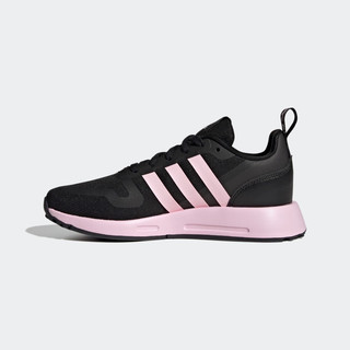 adidas MULTIX J网面运动鞋男大童儿童阿迪达斯轻运动GW3007 黑/粉 37(230mm)