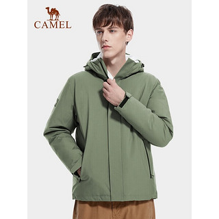 CAMEL 骆驼 户外冲锋衣秋冬新款三合一羽绒内胆潮牌两件套登山服 A1W231150