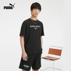 puma彪马官方男子休闲短袖t恤teamgraphic624702