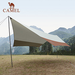 CAMEL 骆驼 户外精致露营蝶形天幕5m×4.7m 涂银防雨凉棚防紫外线野营