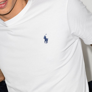 polo ralph lauren拉夫劳伦短袖T恤男款纯色小马标夏季圆领