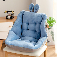 EASYREST 易瑞斯 懒人沙发凳子垫一体坐垫久坐连体座椅垫可爱椅子垫靠垫办公室 宝宝绒浅蓝色 两面可用40×40cm(小号重630克)