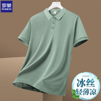 ROMON 罗蒙 冰丝弹力Polo领衫短袖T恤男士