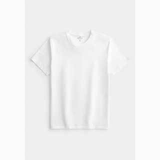 HOLLISTER 24春夏新款情侣美式修身圆领短袖T恤男女装348888-1 白色 M (180/100A)