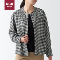 無印良品 MUJI（無印良品 ）女式 法兰绒 立领衬衫