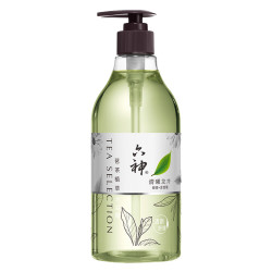 88vip六神茗茶植萃沐浴露清曦龙井绿茶洋甘菊475ml1瓶清新舒缓