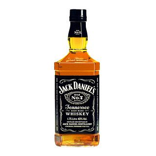 杰克丹尼 plus会员 JACK DANIEL‘S 杰克丹尼 黑标 调和 田纳西威士忌 40%vol 1.75L