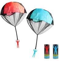 华诗孟 手抛降落伞儿童户外空投降落伞玩具小孩手抛亲子互动玩具