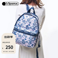 LeSportsac 乐播诗新款双肩包时尚休闲花卉印花背包书包礼物送女生 玫瑰素描