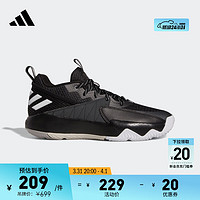 adidas 阿迪达斯 官方利拉德CERTIFIED男女签名版实战篮球运动鞋 黑/灰/白 46(285mm)