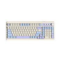 AULA 狼蛛 S99三模键盘 机械手感 RGB背光拼色静音电脑键盘