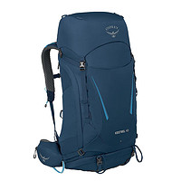 OSPREY 小鹰户外背包 新款Kestrel系列徒步登山包 旅行双肩包 48L 蓝色 L/XL