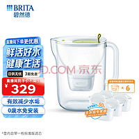 BRITA 碧然德 fill&enjoy Style设计师系列 滤水壶 绿色 一壶六芯