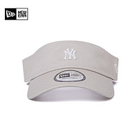 NEW ERA 纽亦华 MLB系列男女遮阳帽空顶遮脸弯檐太阳帽 -白色 OSFM
