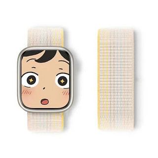 【官款】适用iwatch表带苹果手表表带S9单圈8/7代applewatch织尼龙回环式44/41mm45男女Ultra运动SE硅胶49