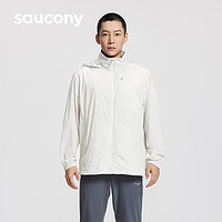 saucony 索康尼 秋冬新款男子跑步运动梭织外套潮流反光满印logo