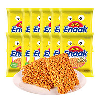 GEMEZ Enaak小鸡面 印尼干脆面烧烤鸡味干吃面方便面零食 烧烤鸡肉味30g*12袋(新日期)
