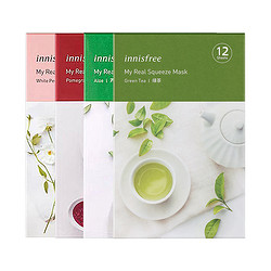 innisfree 悦诗风吟 绿茶鲜萃面膜 24片