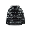 香港Calvin Klein凯文克莱男士棉服黑色亮面短款保暖休闲