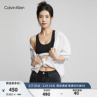 卡尔文·克莱恩 Calvin Klein 内衣女无钢圈轻运动 F3785AD 001-太空黑 M 75B-85A