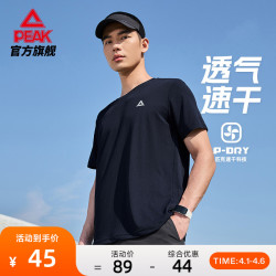 peak匹克速干t丨短袖t恤男夏季体恤吸湿透气训练服跑步圆领健身上衣男